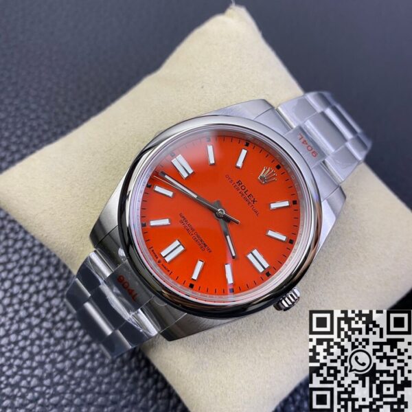 Watches Rolex Oyster Perpetual​ M124300-0007 Coral Red Dial