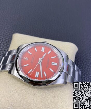 Watches Rolex Oyster Perpetual​ M124300-0007 Coral Red Dial