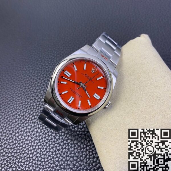 Watches Rolex Oyster Perpetual​ M124300-0007 Coral Red Dial