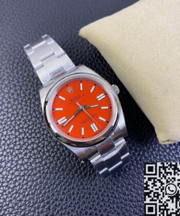Watches Rolex Oyster Perpetual​ M124300-0007 Coral Red Dial