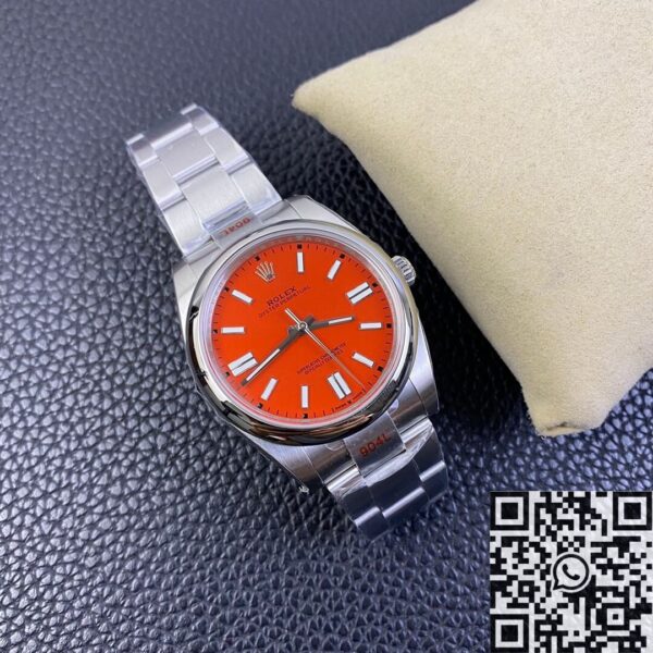Watches Rolex Oyster Perpetual​ M124300-0007 Coral Red Dial