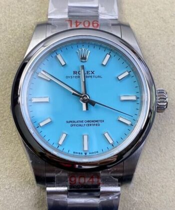 Women's Rolex Watch Oyster Perpetual​ M277200-0007 Tiffany