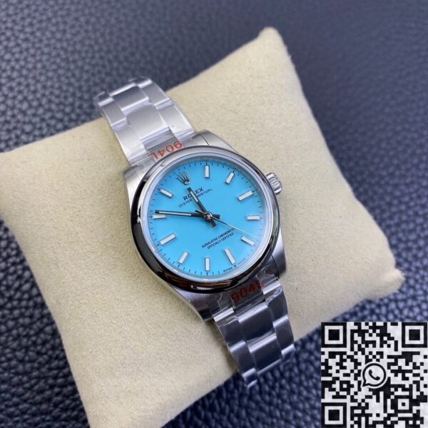Women's Rolex Watch Oyster Perpetual​ M277200-0007 Tiffany