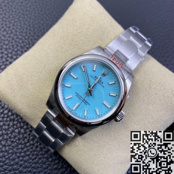 Women's Rolex Watch Oyster Perpetual​ M277200-0007 Tiffany
