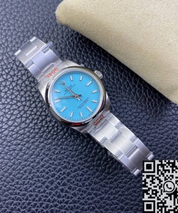 Women's Rolex Watch Oyster Perpetual​ M277200-0007 Tiffany