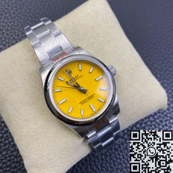 Rolex Oyster Perpetual Women M277200-0005 Yellow Dial 31mm