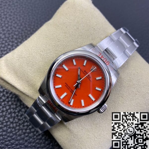 Rolex Lady Oyster Perpetual M277200-0008 Red Dial Size 31mm