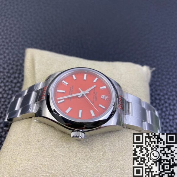 Rolex Lady Oyster Perpetual M277200-0008 Red Dial Size 31mm