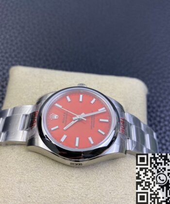 Rolex Lady Oyster Perpetual M277200-0008 Red Dial Size 31mm