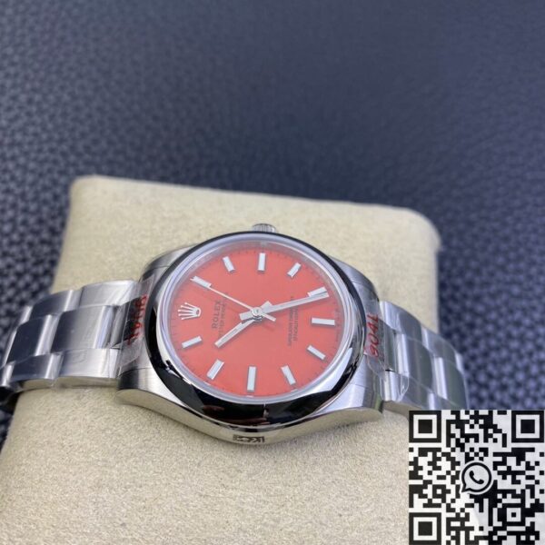 Rolex Lady Oyster Perpetual M277200-0008 Red Dial Size 31mm
