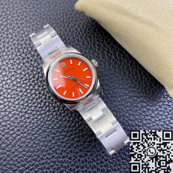 Rolex Lady Oyster Perpetual M277200-0008 Red Dial Size 31mm