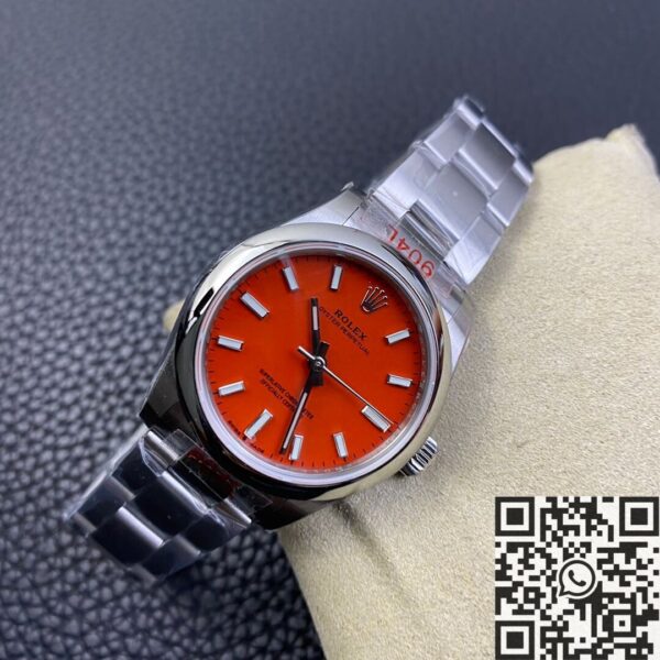 Rolex Lady Oyster Perpetual M277200-0008 Red Dial Size 31mm