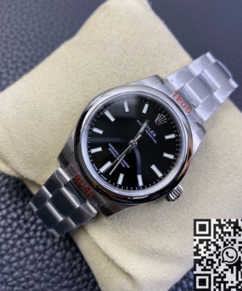 Rolex Ladies Oyster Perpetual​ M277200-0002 Black Dial 31mm
