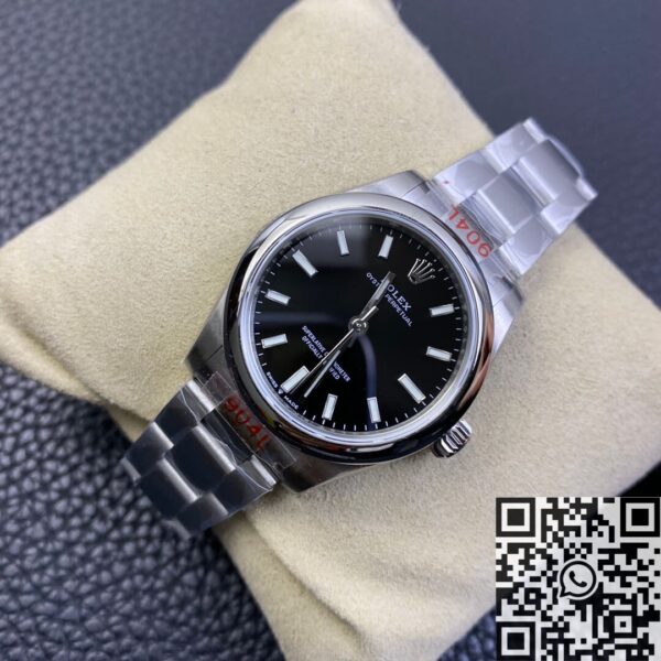 Rolex Ladies Oyster Perpetual​ M277200-0002 Black Dial 31mm