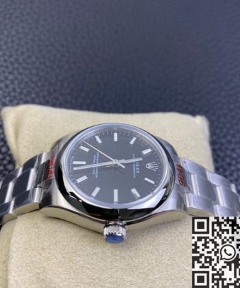 Rolex Ladies Oyster Perpetual​ M277200-0002 Black Dial 31mm