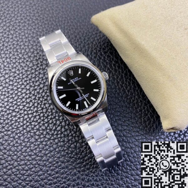Rolex Ladies Oyster Perpetual​ M277200-0002 Black Dial 31mm