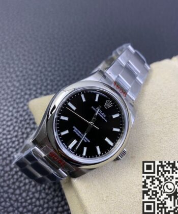 Rolex Ladies Oyster Perpetual​ M277200-0002 Black Dial 31mm