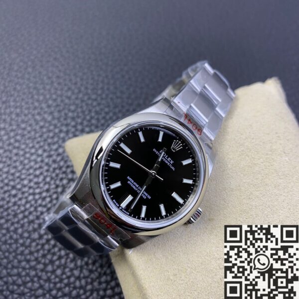 Rolex Ladies Oyster Perpetual​ M277200-0002 Black Dial 31mm