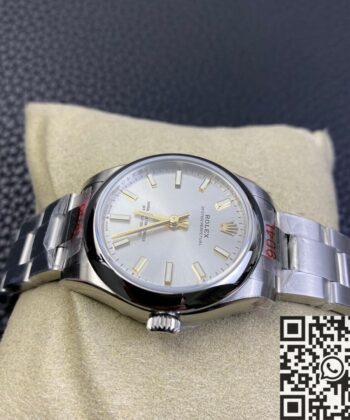 Rolex Ladies Oyster Perpetual Datejust M277200-0001 Silver Dial