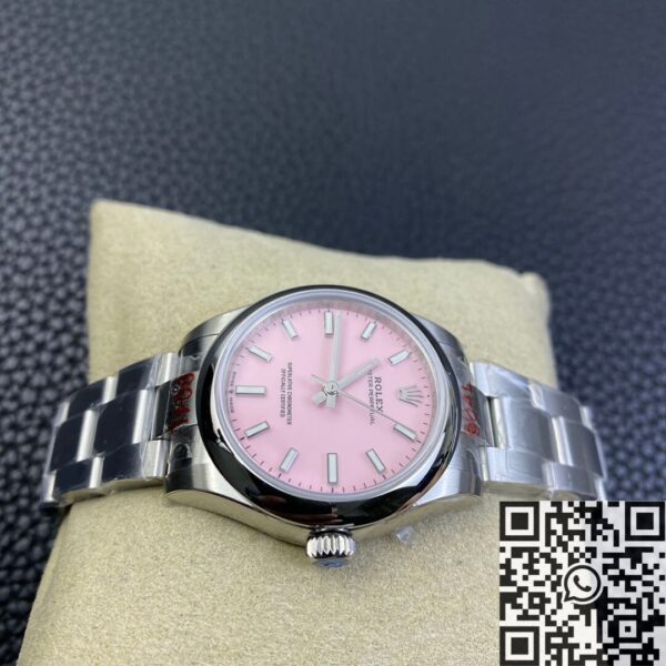 Shop Rolex Oyster Perpetual​ M277200-0009 Candy Pink Dial