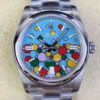 Watch Rolex Oyster Perpetual​ M126000-0009 Turquoise Blue Dial