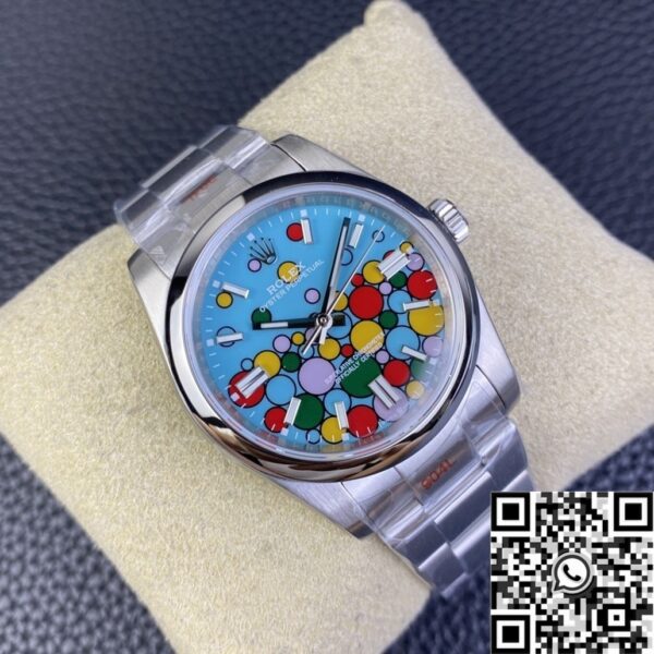 Watch Rolex Oyster Perpetual​ M126000-0009 Turquoise Blue Dial
