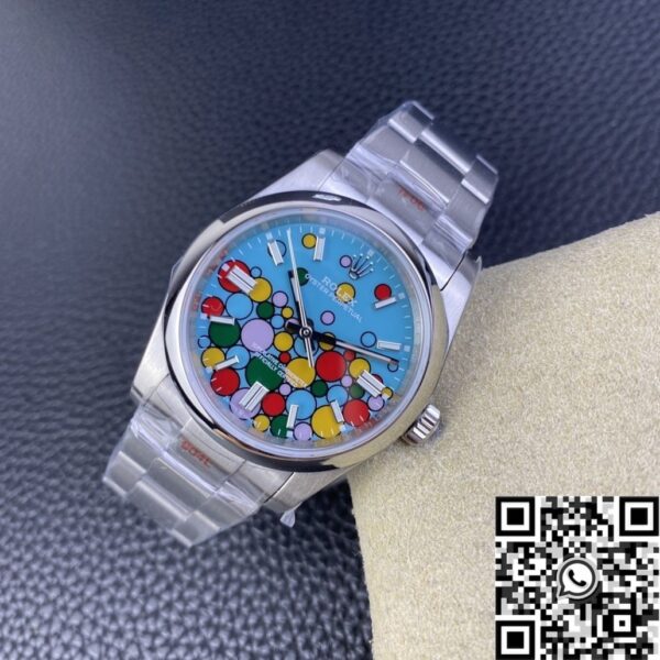 Watch Rolex Oyster Perpetual​ M126000-0009 Turquoise Blue Dial