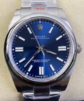 Blue Oyster Perpetual Rolex​ M124300-0003 Blue Dial Size 41mm