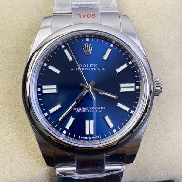 Blue Oyster Perpetual Rolex​ M124300-0003 Blue Dial Size 41mm