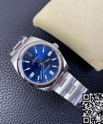 Blue Oyster Perpetual Rolex​ M124300-0003 Blue Dial Size 41mm