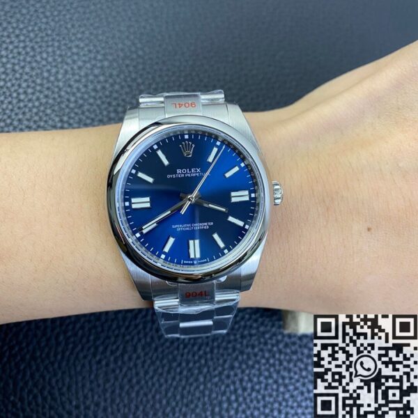 Blue Oyster Perpetual Rolex​ M124300-0003 Blue Dial Size 41mm