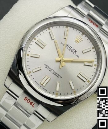 Oyster Perpetual 41MM Rolex M124300-0001 Silver EW Factory