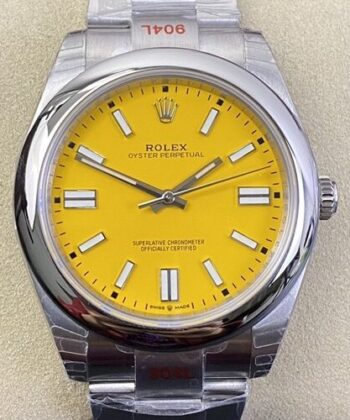 EW Factory Rolex Oyster Perpetual M124300-0004 Yellow 41mm