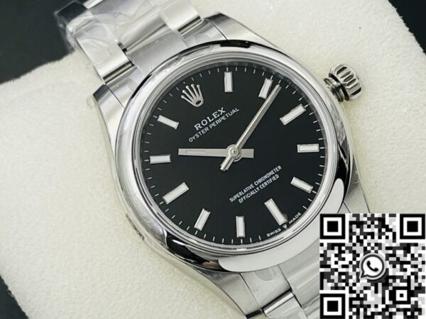 Rolex Oyster Perpetual Copy M126000-0002 Black Dial Size 36mm