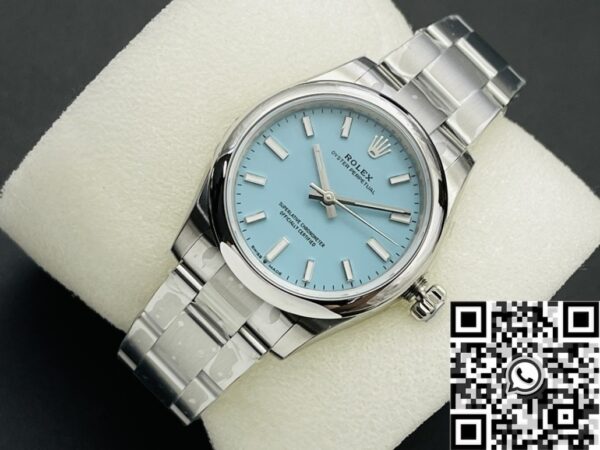 Oyster Perpetual Watch Replica Rolex M126000-0006 Tiffany Blue
