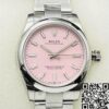 Oyster Perpetual Fake Watch Rolex M126000-0008 Pink 36mm