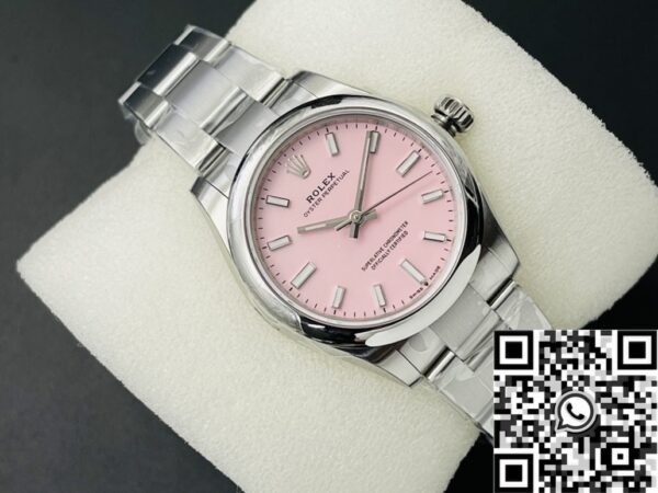 Oyster Perpetual Fake Watch Rolex M126000-0008 Pink 36mm