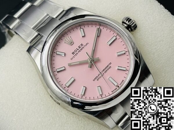 Oyster Perpetual Fake Watch Rolex M126000-0008 Pink 36mm