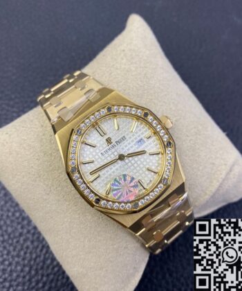 Royal Oak Audemars Piguet 67651SR Gold Diamond JF Factory