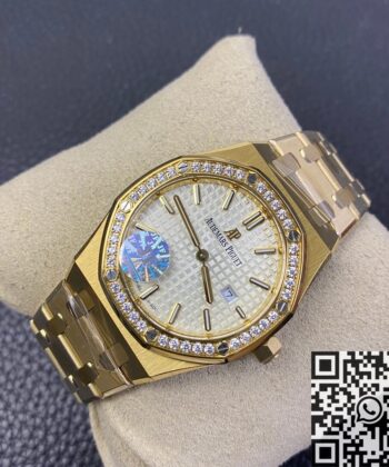 Royal Oak Audemars Piguet 67651SR Gold Diamond JF Factory