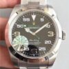 JF Factory Air-King Rolex M116900-0001 Black Dial Watch