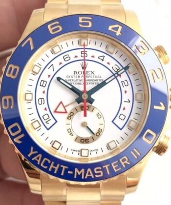 Rolex Yacht Master Replica II 116688-78218 Gold Watch 44mm