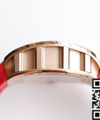 EUR Factory Richard Mille RM052 Rose Gold Case Red Rubber