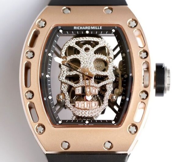 EUR Factory Men RM052 Richard Mille Rose Gold Case With