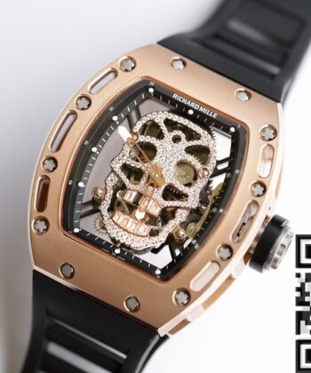 EUR Factory Men RM052 Richard Mille Rose Gold Case With