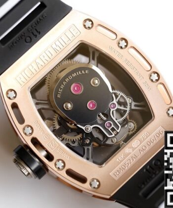 EUR Factory Men RM052 Richard Mille Rose Gold Case With