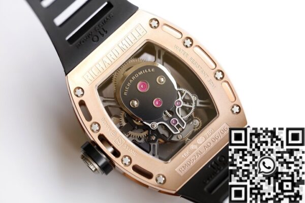 EUR Factory Men RM052 Richard Mille Rose Gold Case With