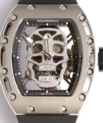 Richard Mille EUR Factory RM052 Diamond Skull Watch