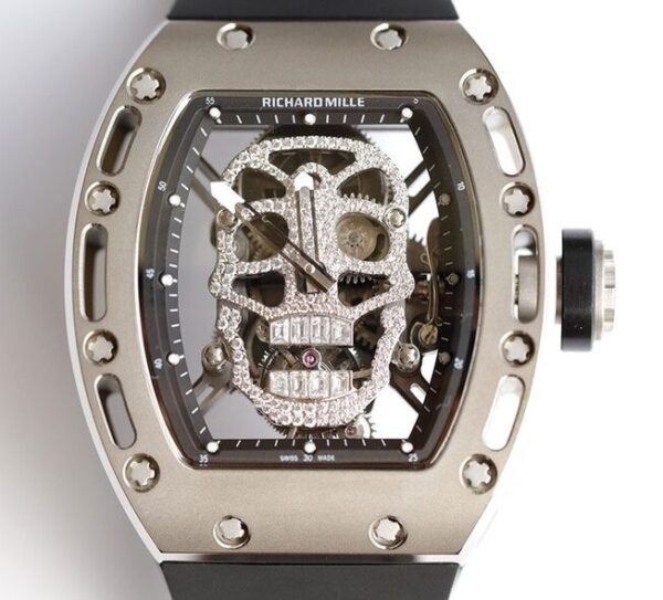 Richard Mille EUR Factory RM052 Diamond Skull Watch