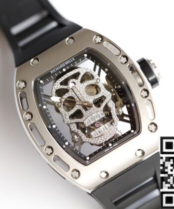 Richard Mille EUR Factory RM052 Diamond Skull Watch